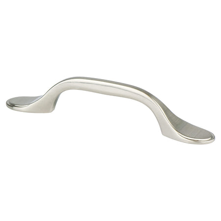 Berenson 1738-1BPN: 3" cc Traditional Advantage One Cabinet Pull - Brushed Nickel