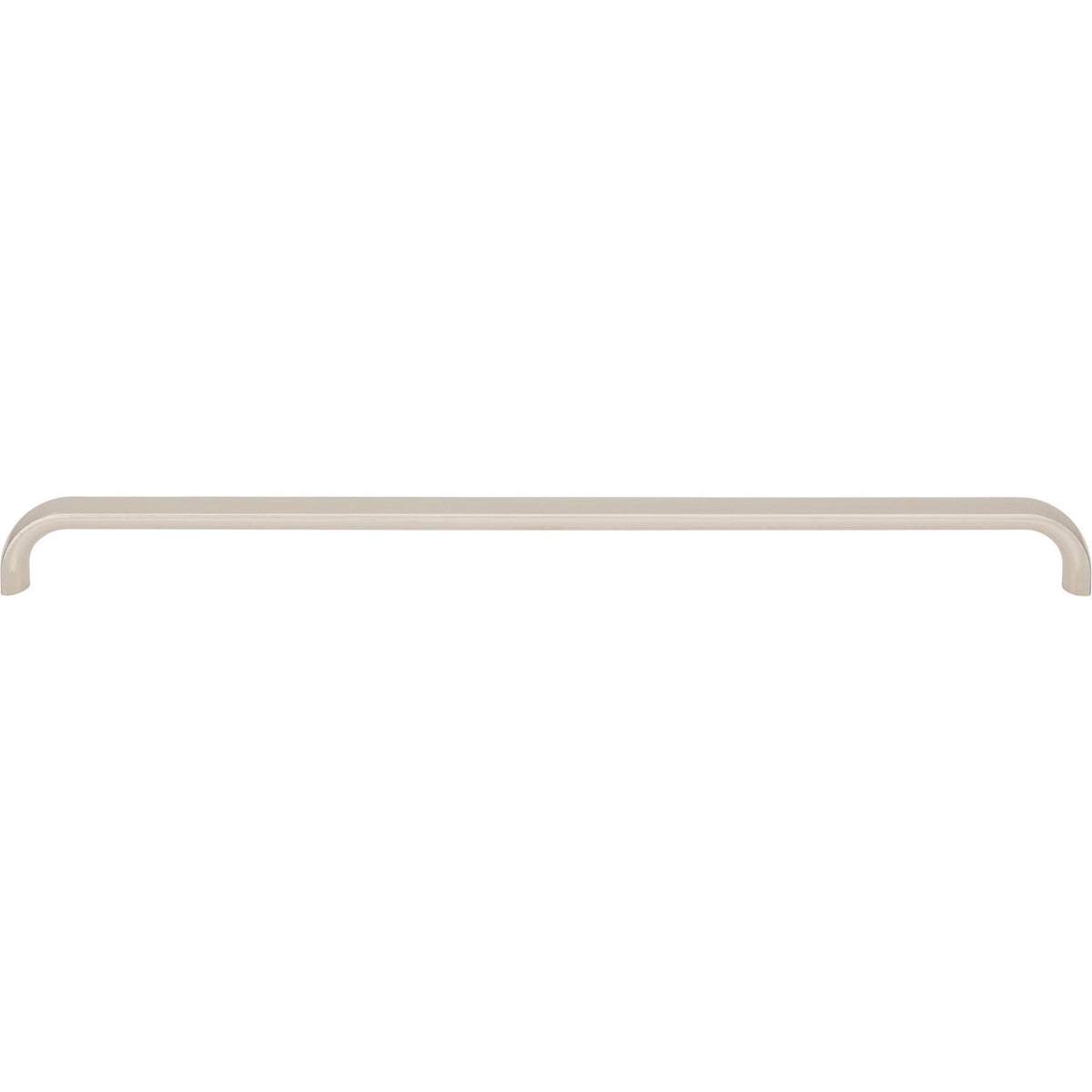Top Knobs TK3347PN: 12" cc Brockwell D-Handle Cabinet Pull - Polished Nickel
