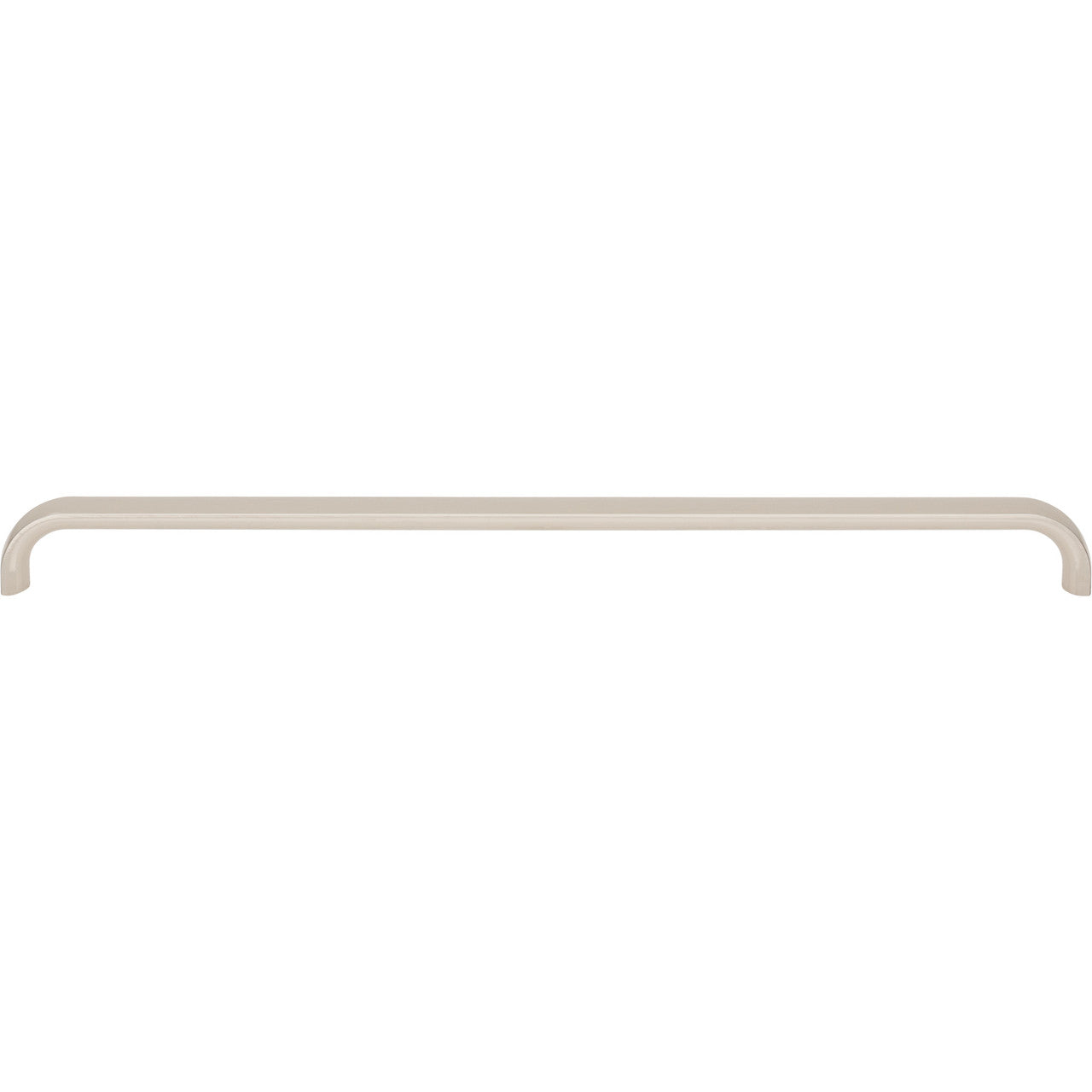Top Knobs TK3347PN: 12" cc Brockwell D-Handle Cabinet Pull - Polished Nickel