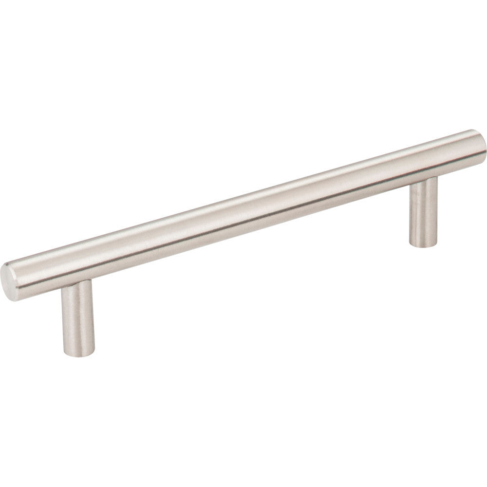 Elements 174SS: 128 mm cc Naples Round Bar Cabinet Pull - Stainless Steel