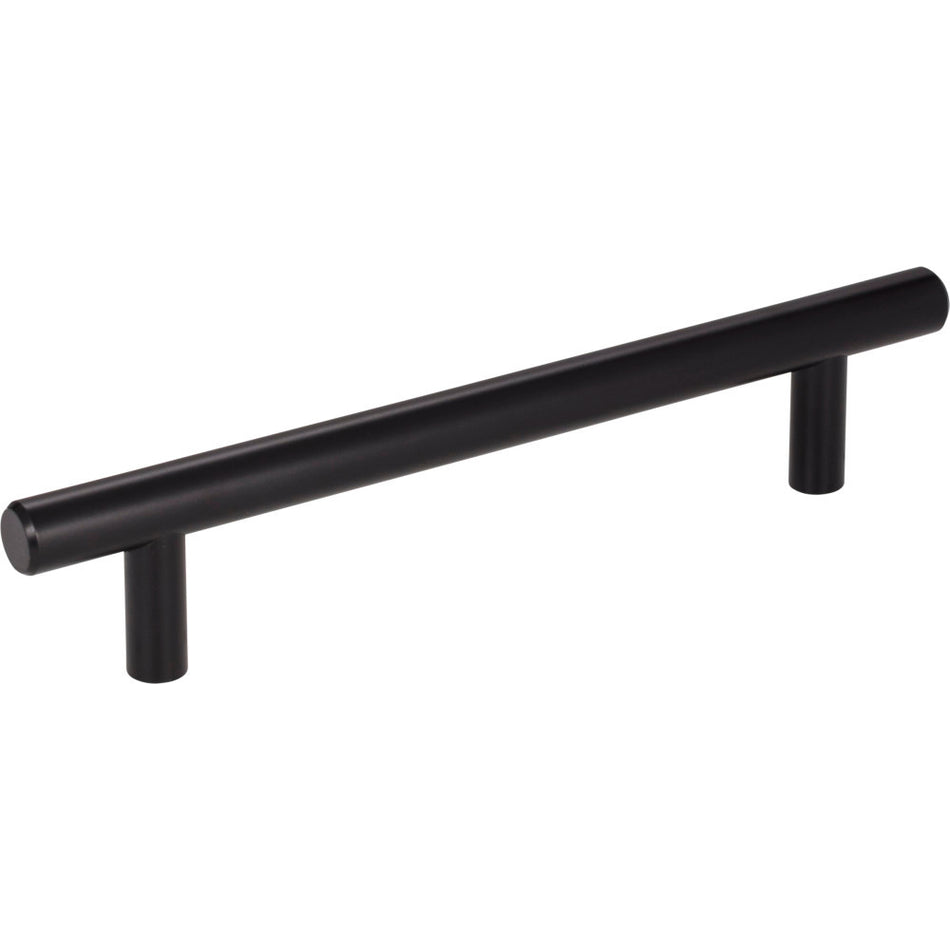 Elements 176MB: 128 mm cc Naples Round Bar Cabinet Pull - Matte Black