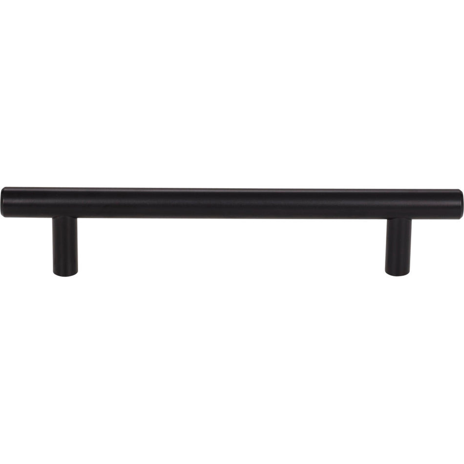 Elements 176MB: 128 mm cc Naples Round Bar Cabinet Pull - Matte Black
