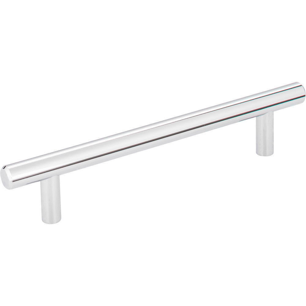 Elements 176PC: 128 mm cc Naples Round Bar Cabinet Pull - Polished Chrome