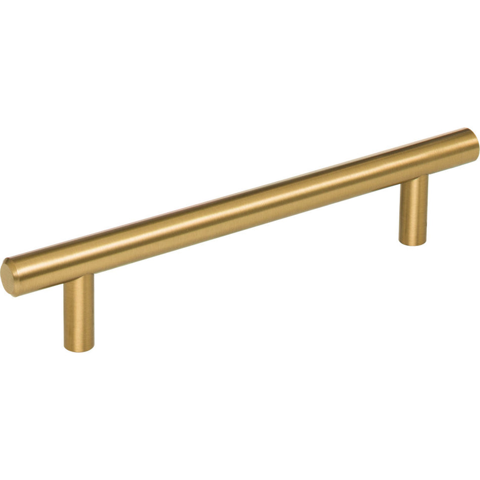 Elements 176SBZ: 128 mm cc Naples Round Bar Cabinet Pull - Satin Bronze