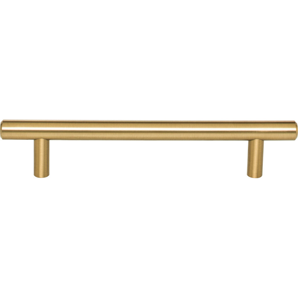 Elements 176SBZ: 128 mm cc Naples Round Bar Cabinet Pull - Satin Bronze