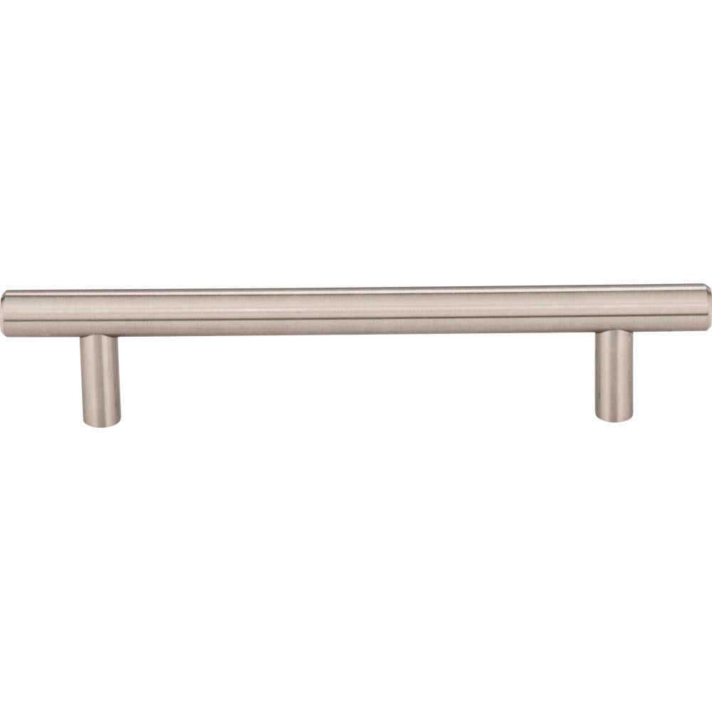 Elements 176SN: 128 mm cc Naples Round Bar Cabinet Pull - Satin Nickel