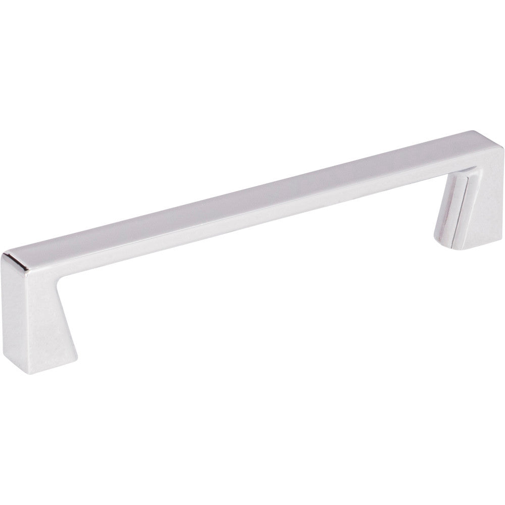 Jeffrey Alexander 177-128PC: 128mm cc Boswell Square Bar Cabinet Pull - Polished Chrome