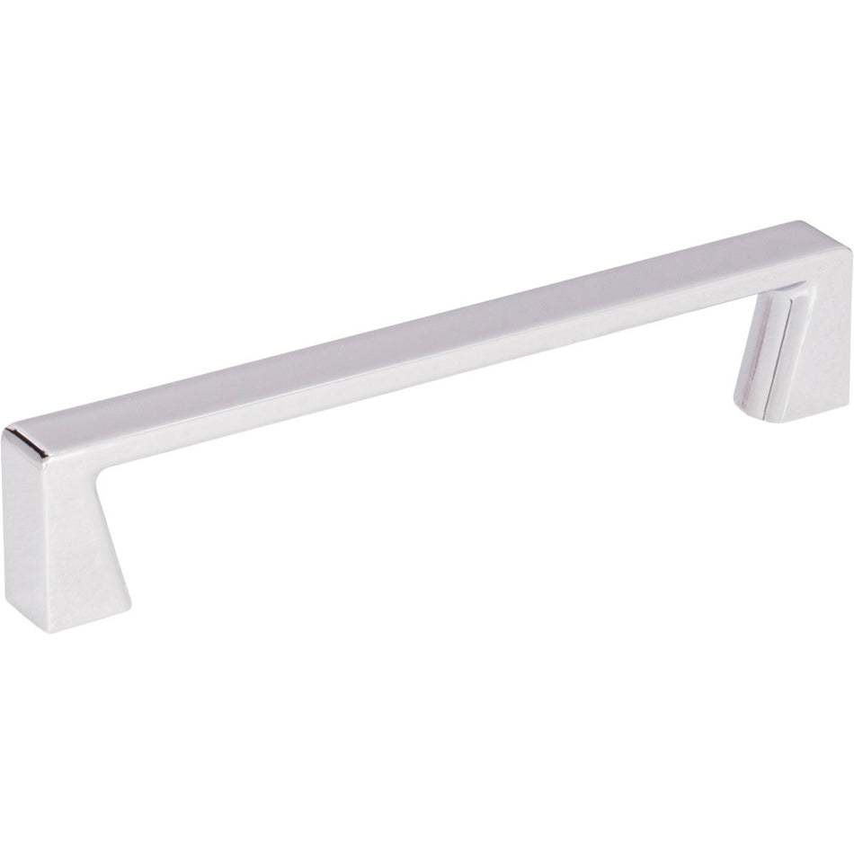 Jeffrey Alexander 177-128PC: 128mm cc Boswell Square Bar Cabinet Pull - Polished Chrome