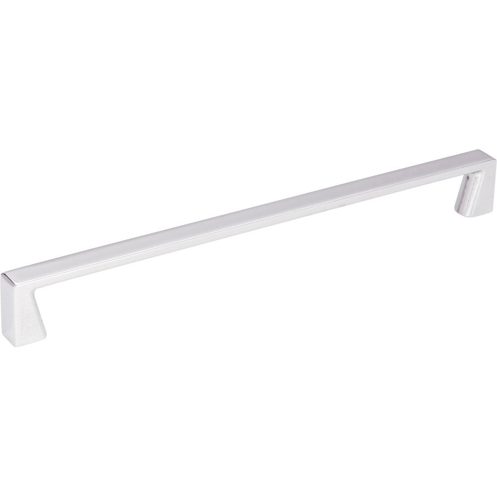 Jeffrey Alexander 177-224PC: 224mm cc Boswell Square Bar Cabinet Pull - Polished Chrome