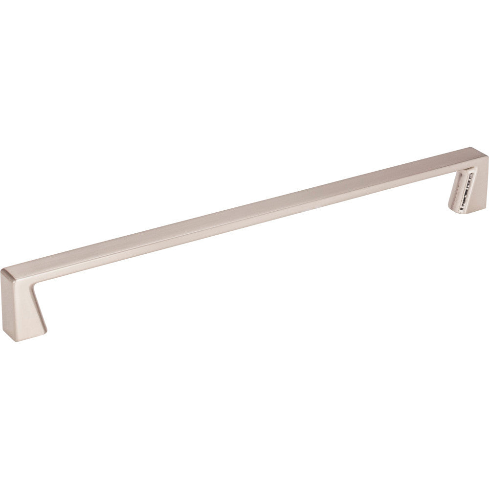 Jeffrey Alexander 177-224SN: 224mm cc Boswell Square Bar Cabinet Pull - Satin Nickel