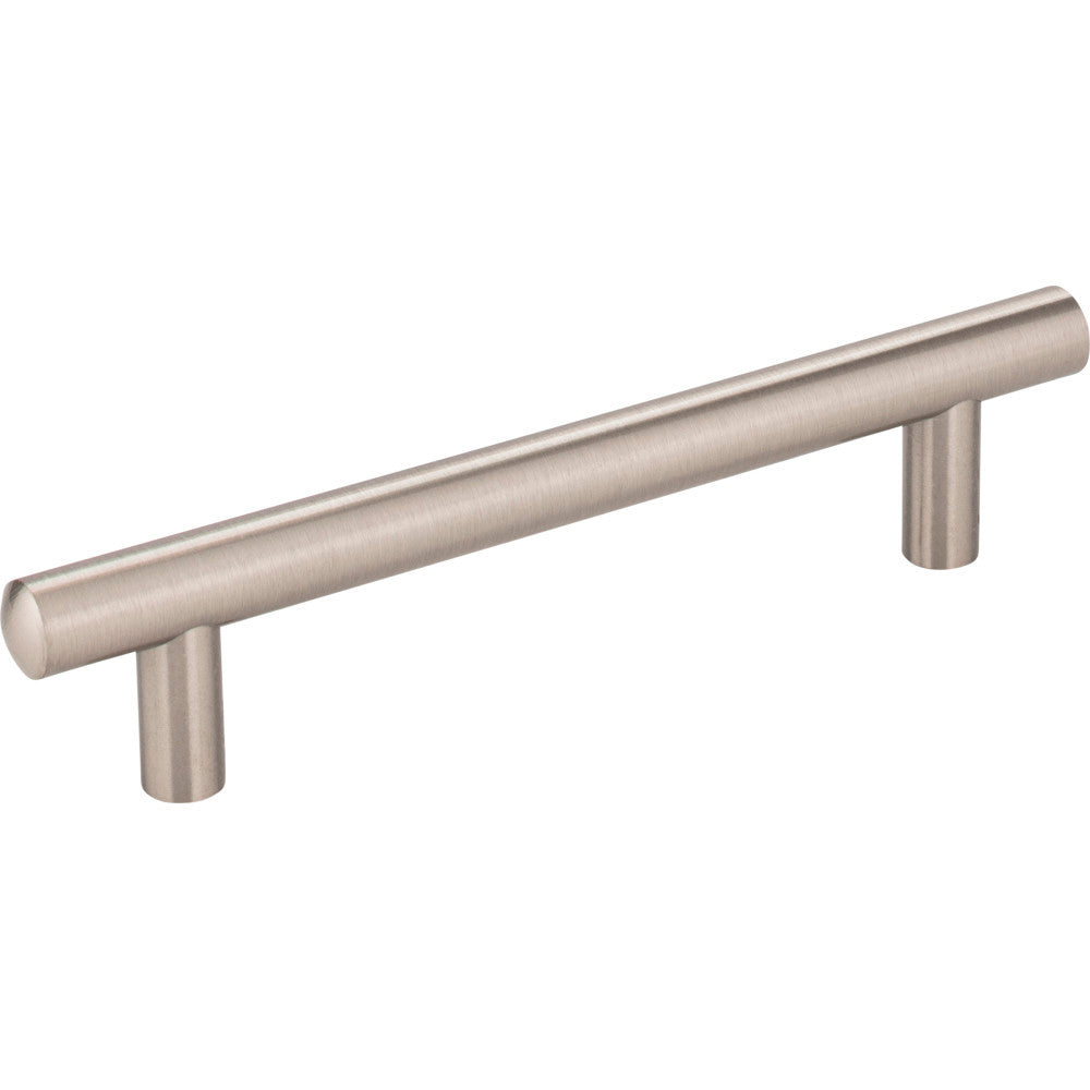 Jeffrey Alexander 178SN: 128mm cc Key West Round Bar Cabinet Pull - Satin Nickel