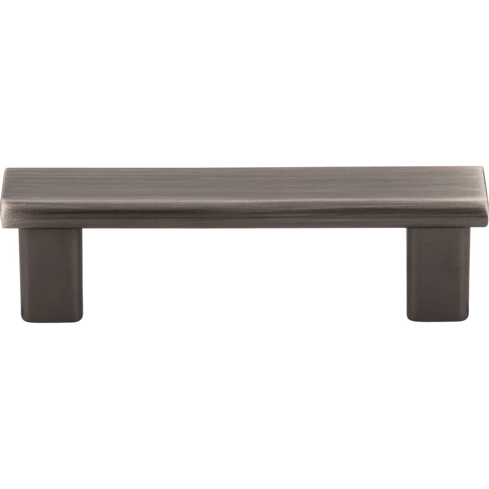 Elements 183-3BNBDL: 3" cc Park Flat bar Cabinet Pull - Brushed Pewter