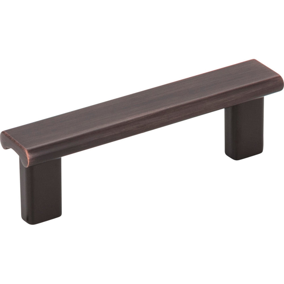 Elements 183-3DBAC: 3" cc Park Flat bar Cabinet Pull - Brushed Oil Rubbed Bronze
