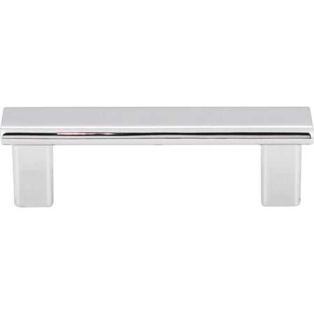 Elements 183-3PC: 3" cc Park Flat bar Cabinet Pull - Polished Chrome