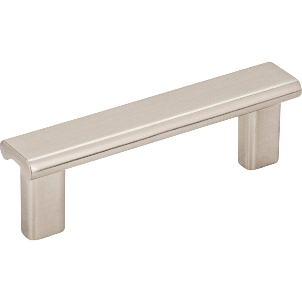 Elements 183-3SN: 3" cc Park Flat bar Cabinet Pull - Satin Nickel