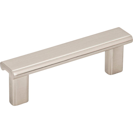 Elements 183-3SN: 3" cc Park Flat bar Cabinet Pull - Satin Nickel