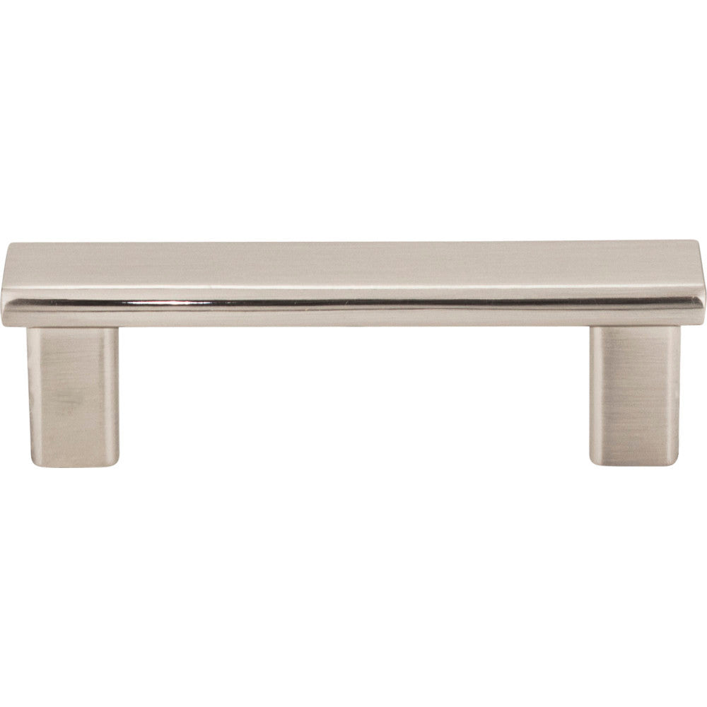 Elements 183-3SN: 3" cc Park Flat bar Cabinet Pull - Satin Nickel