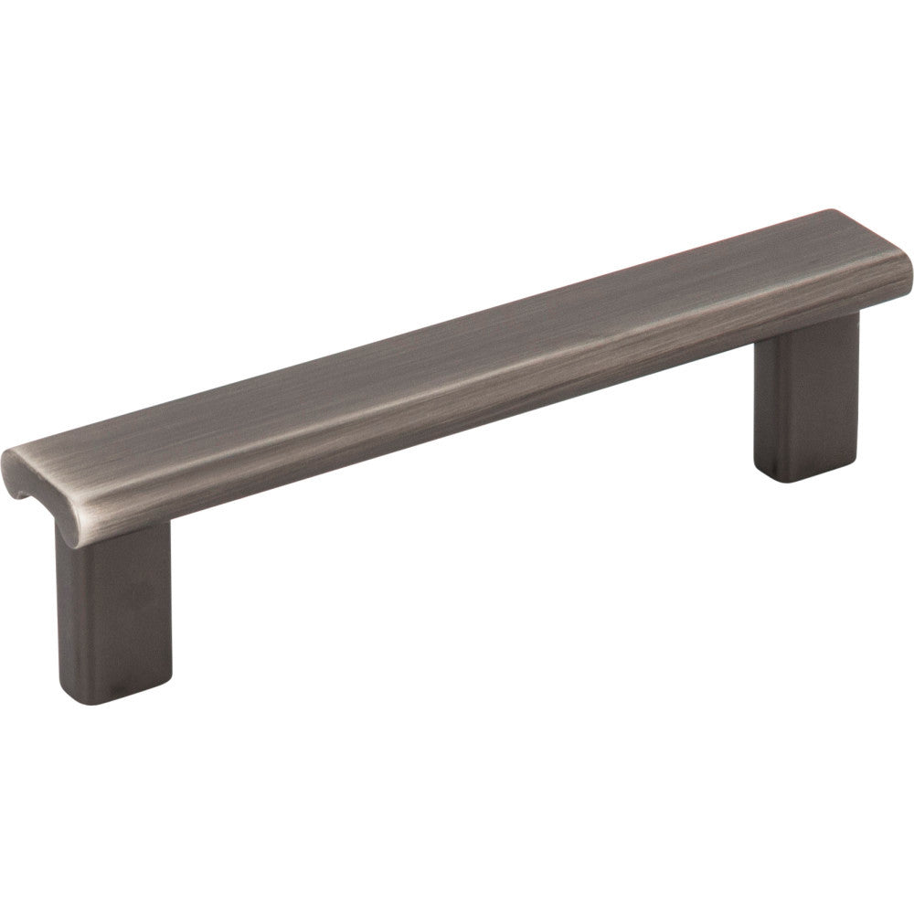 Elements 183-96BNBDL: 96 mm cc Park Flat bar Cabinet Pull - Brushed Pewter
