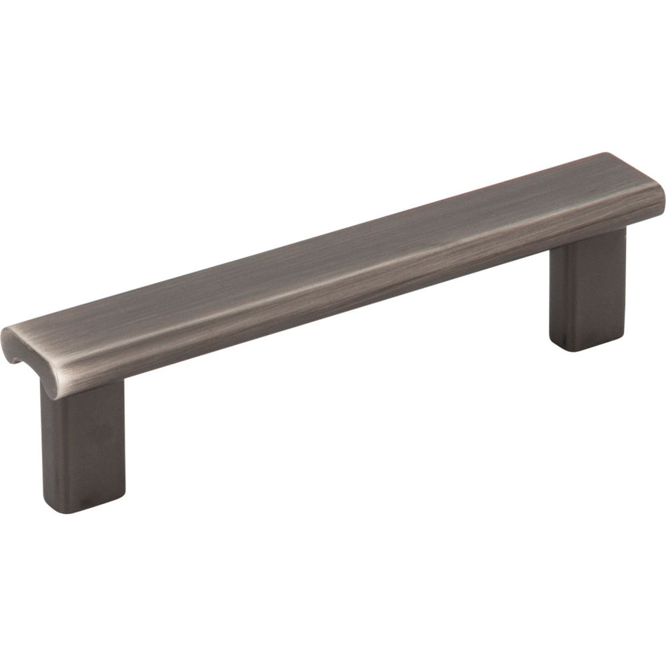 Elements 183-96BNBDL: 96 mm cc Park Flat bar Cabinet Pull - Brushed Pewter