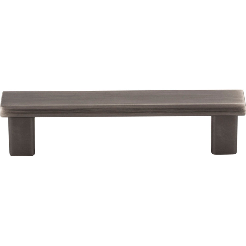Elements 183-96BNBDL: 96 mm cc Park Flat bar Cabinet Pull - Brushed Pewter