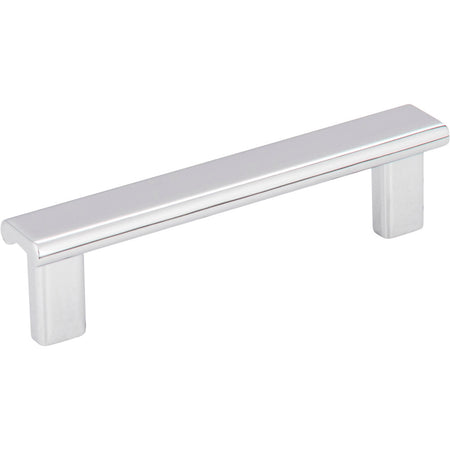 Elements 183-96PC: 96 mm cc Park Flat bar Cabinet Pull - Polished Chrome