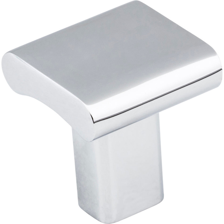 Elements 183PC: 1" Park Square Cabinet Knob - Polished Chrome