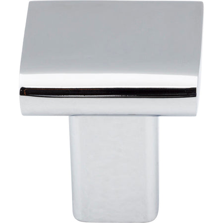 Elements 183PC: 1" Park Square Cabinet Knob - Polished Chrome