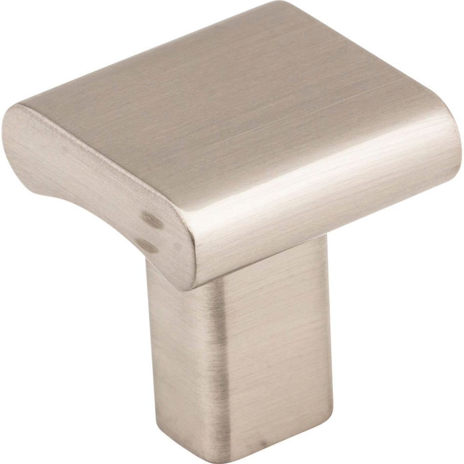 Elements 183SN: 1" Park Square Cabinet Knob - Satin Nickel