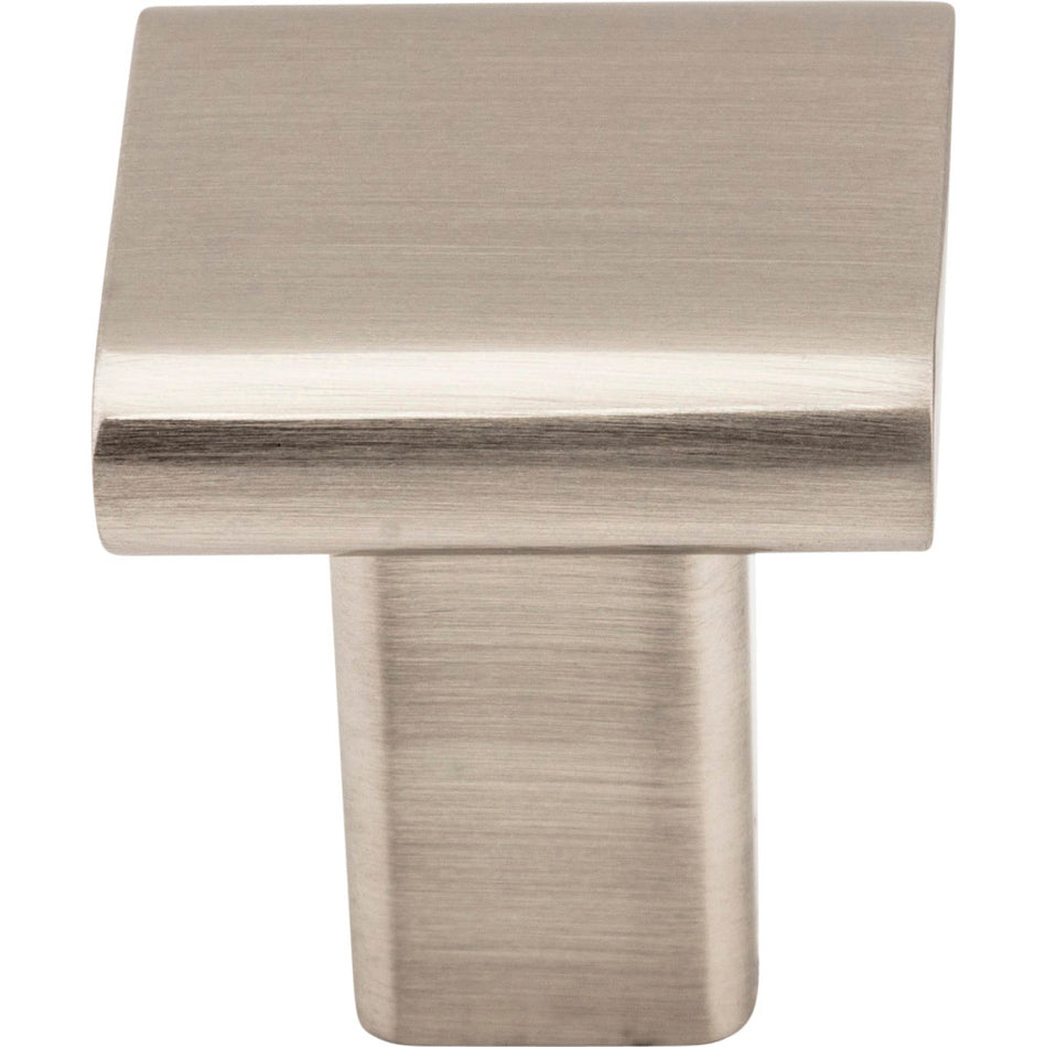 Elements 183SN: 1" Park Square Cabinet Knob - Satin Nickel