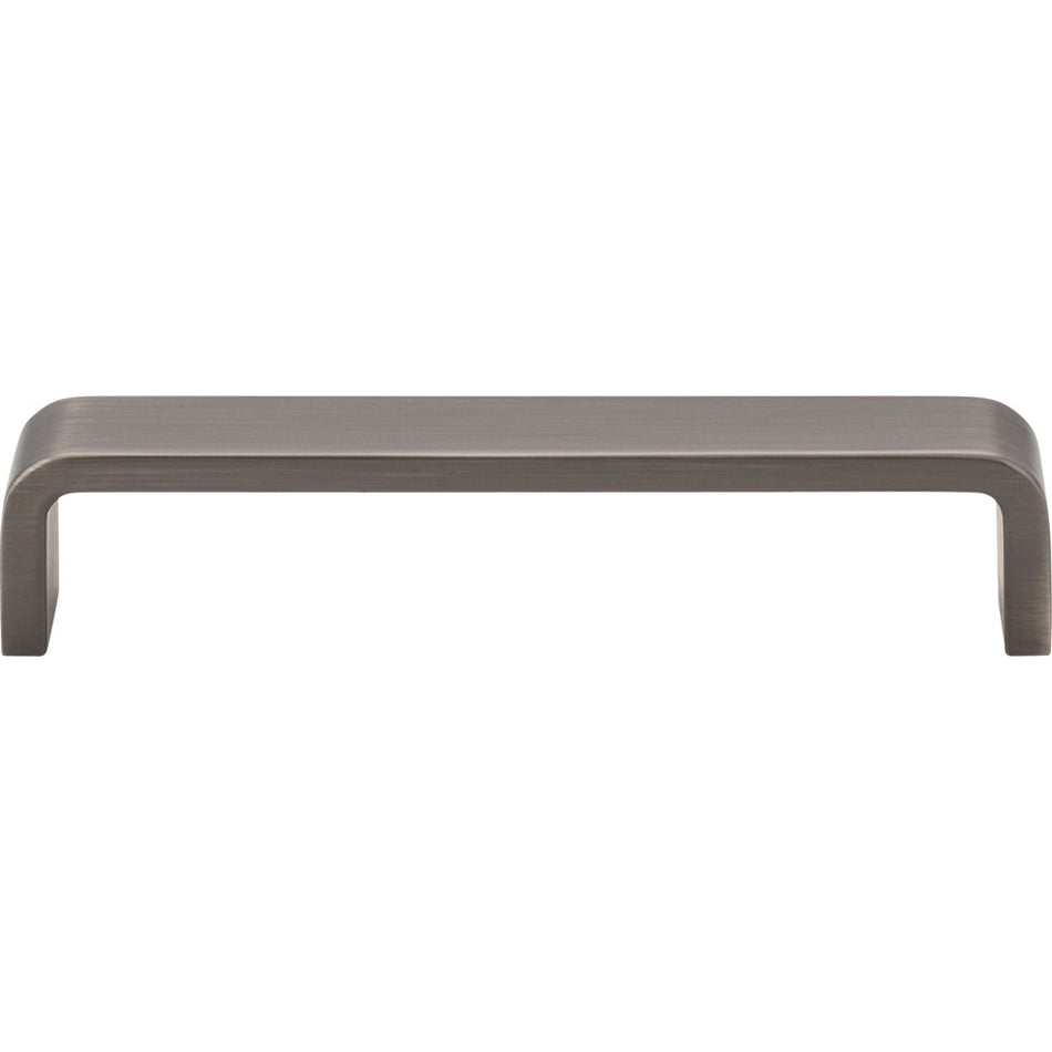 Elements 193-128BNBDL: 128 mm cc Asher Flat Bar Cabinet Pull - Brushed Pewter