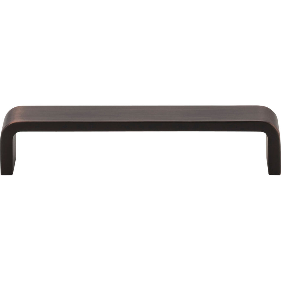 Elements 193-128DBAC: 128 mm cc Asher Flat Bar Cabinet Pull - Brushed Oil Rubbed Bronze