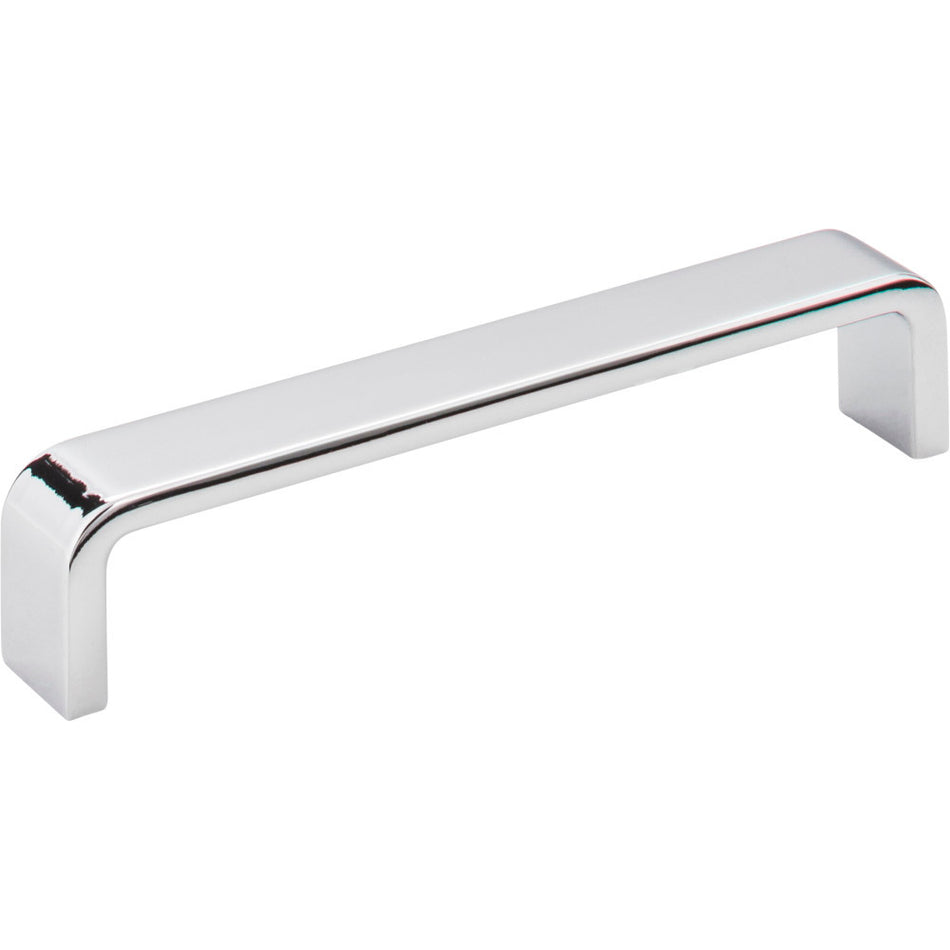 Elements 193-128PC: 128 mm cc Asher Flat Bar Cabinet Pull - Polished Chrome