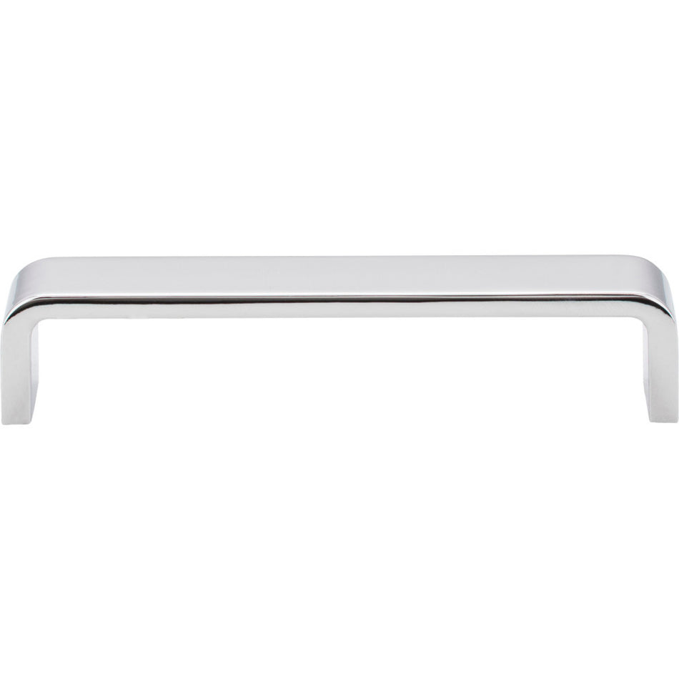 Elements 193-128PC: 128 mm cc Asher Flat Bar Cabinet Pull - Polished Chrome