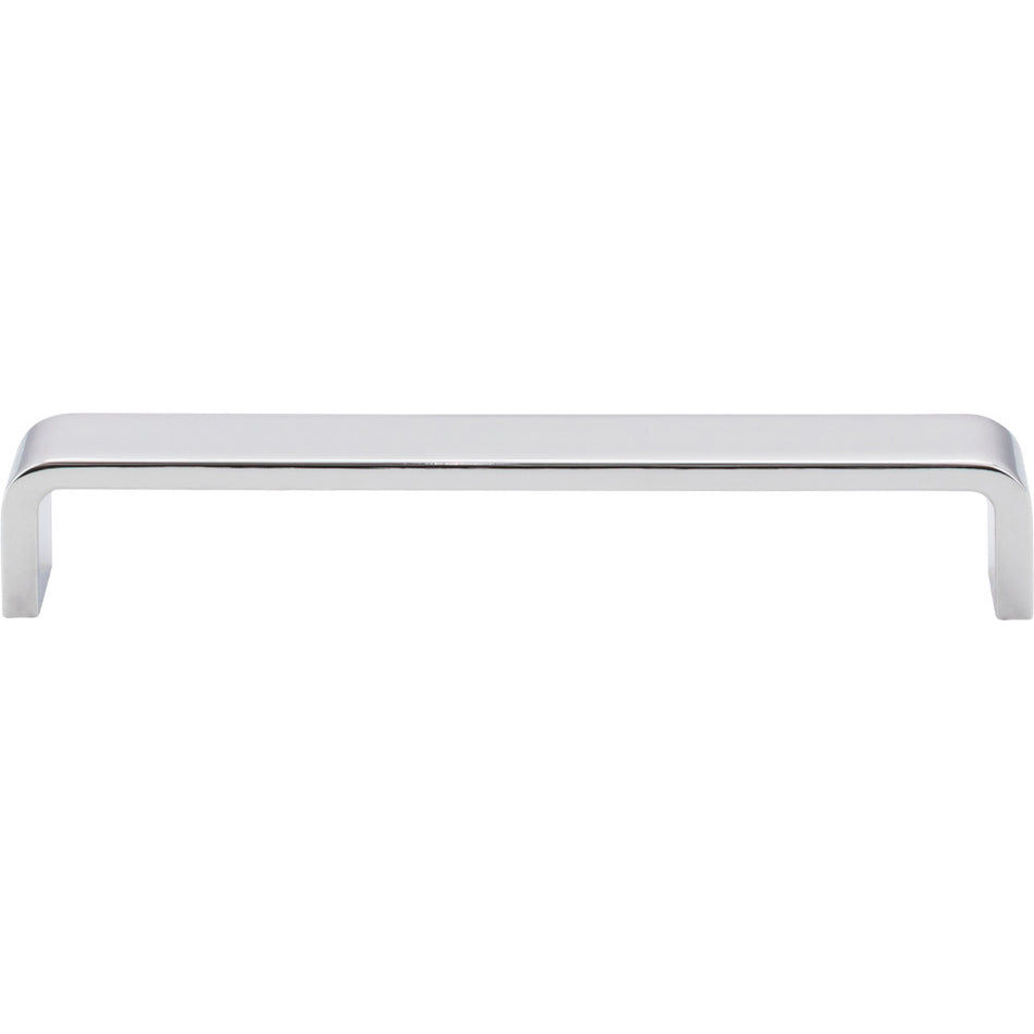 Elements 193-160PC: 160 mm cc Asher Flat Bar Cabinet Pull - Polished Chrome