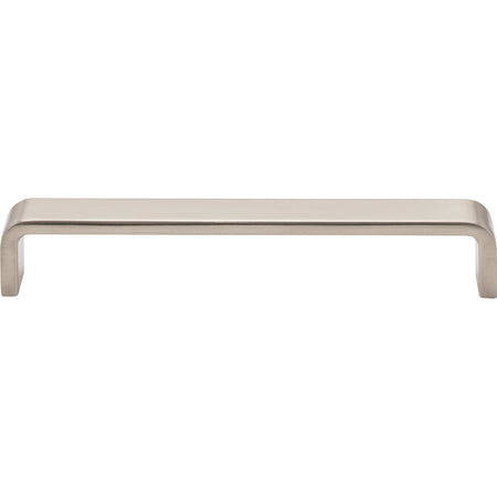 Elements 193-160SN: 160 mm cc Asher Flat Bar Cabinet Pull - Satin Nickel