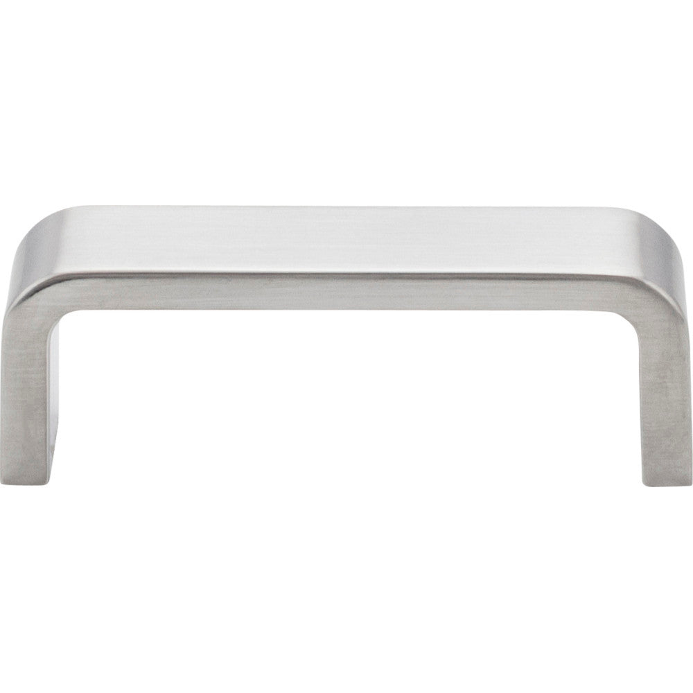 Elements 193-3BC: 3" cc Asher Flat Bar Cabinet Pull - Brushed Chrome