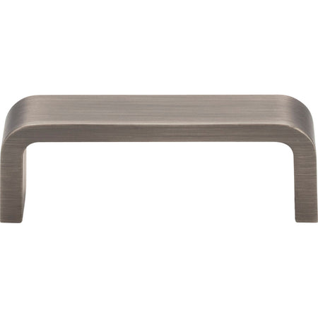 Elements 193-3BNBDL: 3" cc Asher Flat Bar Cabinet Pull - Brushed Pewter