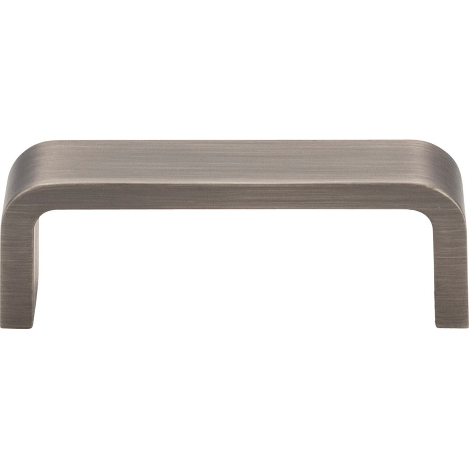 Elements 193-3BNBDL: 3" cc Asher Flat Bar Cabinet Pull - Brushed Pewter
