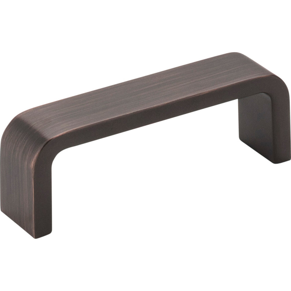 Elements 193-3DBAC: 3" cc Asher Flat Bar Cabinet Pull - Brushed Oil Rubbed Bronze