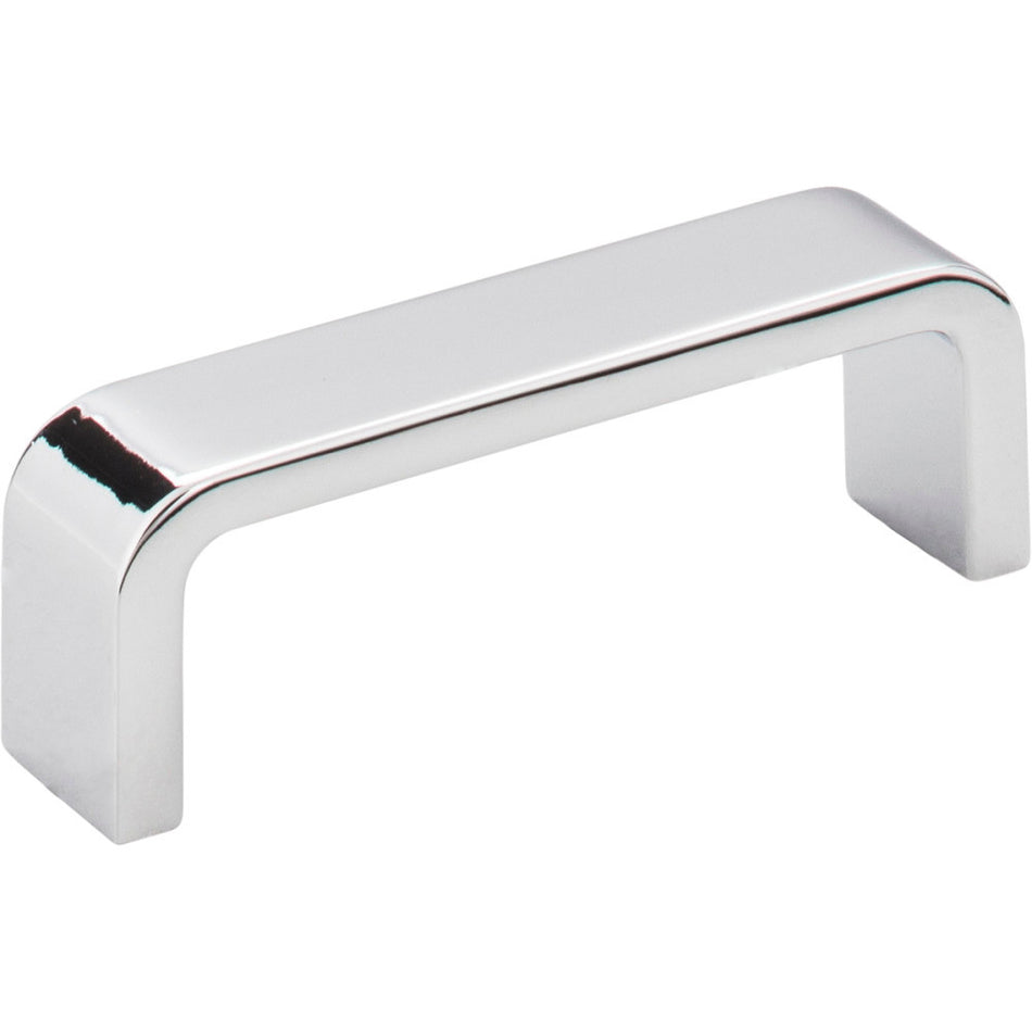 Elements 193-3PC: 3" cc Asher Flat Bar Cabinet Pull - Polished Chrome