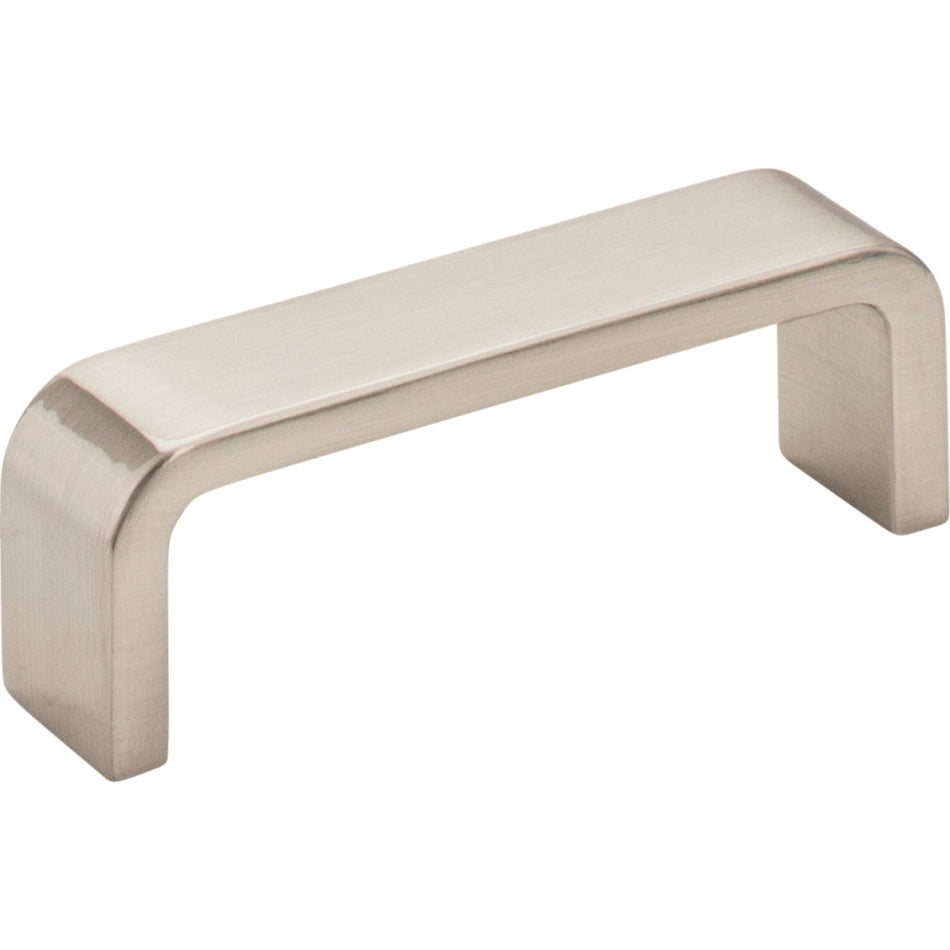 Elements 193-3SN: 3" cc Asher Flat Bar Cabinet Pull - Satin Nickel