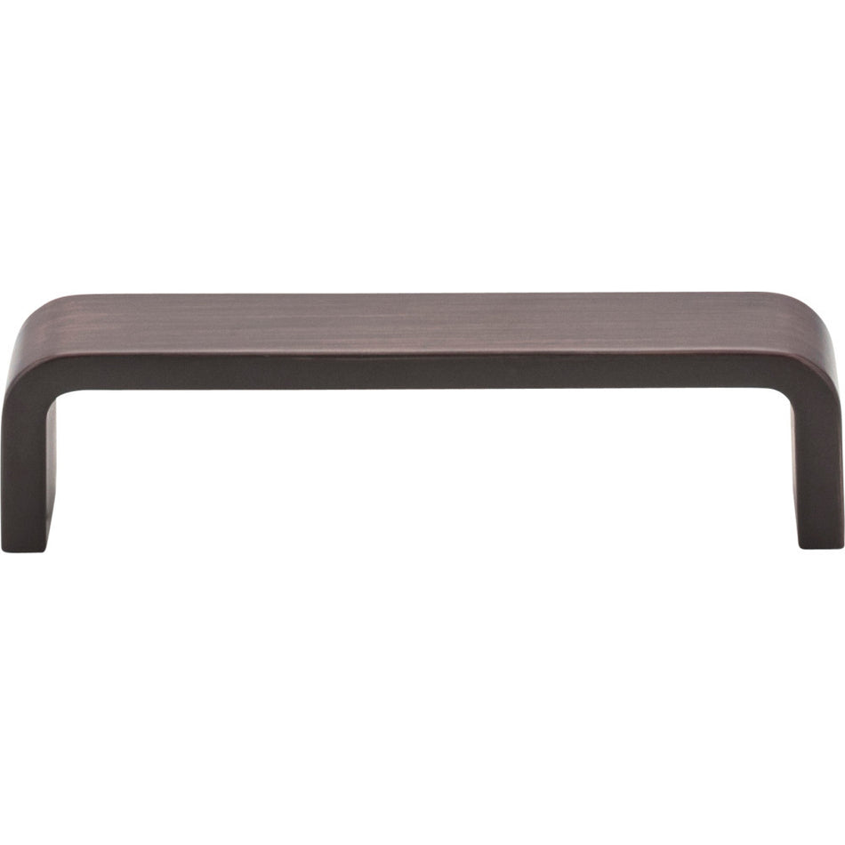 Elements 193-4DBAC: 4" cc Asher Flat Bar Cabinet Pull - Brushed Oil Rubbed Bronze