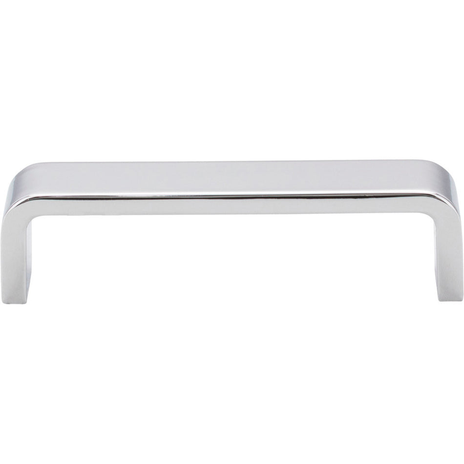 Elements 193-4PC: 4" cc Asher Flat Bar Cabinet Pull - Polished Chrome