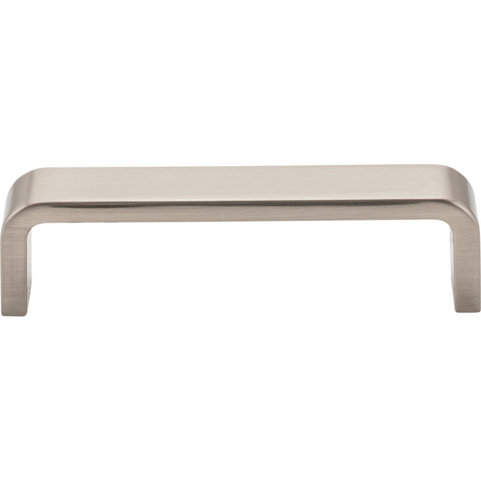 Elements 193-4SN: 4" cc Asher Flat Bar Cabinet Pull - Satin Nickel