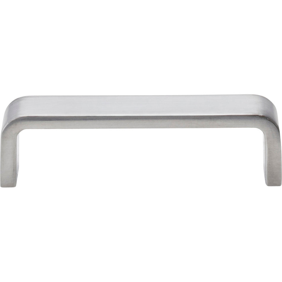 Elements 193-96BC: 96 mm cc Asher Flat Bar Cabinet Pull - Brushed Chrome