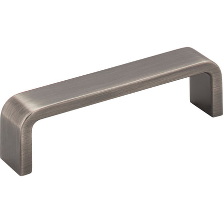 Elements 193-96BNBDL: 96 mm cc Asher Flat Bar Cabinet Pull - Brushed Pewter