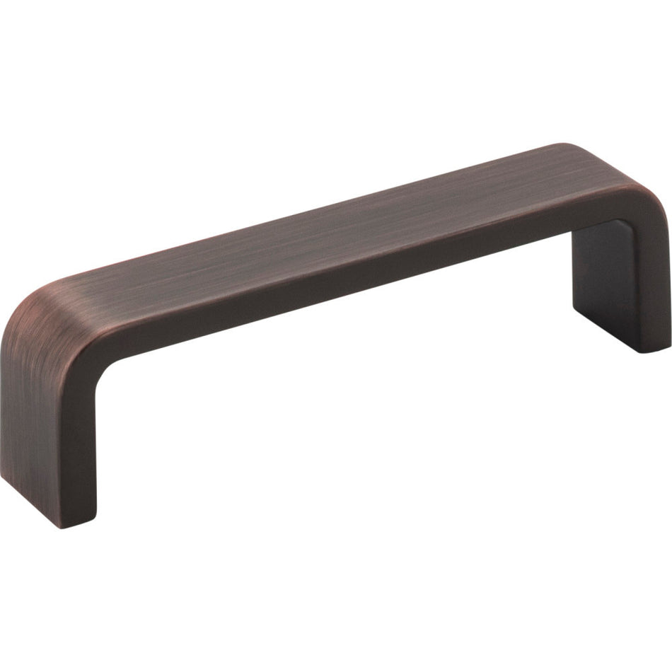 Elements 193-96DBAC: 96 mm cc Asher Flat Bar Cabinet Pull - Brushed Oil Rubbed Bronze