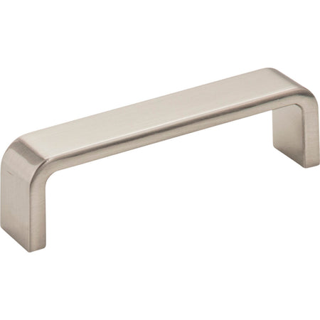 Elements 193-96SN: 96 mm cc Asher Flat Bar Cabinet Pull - Satin Nickel