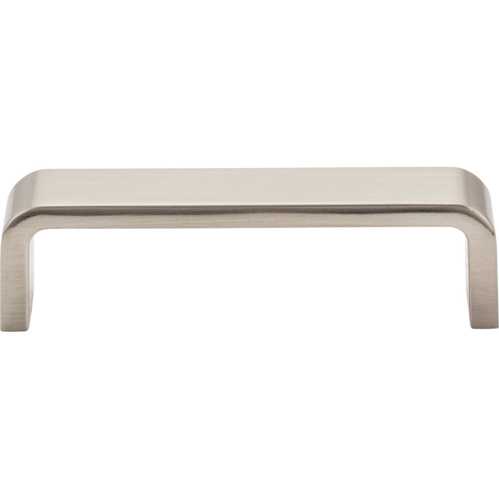 Elements 193-96SN: 96 mm cc Asher Flat Bar Cabinet Pull - Satin Nickel