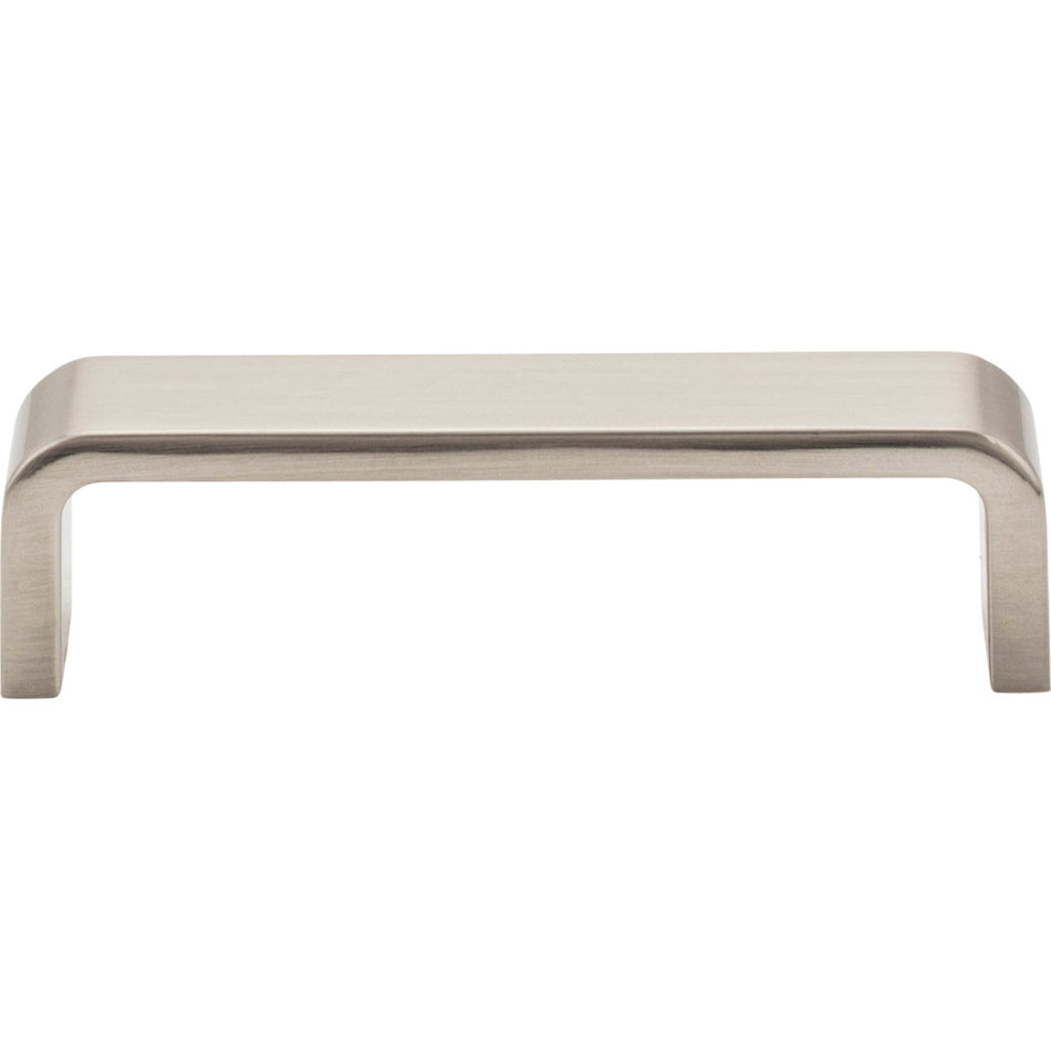 Elements 193-96SN: 96 mm cc Asher Flat Bar Cabinet Pull - Satin Nickel